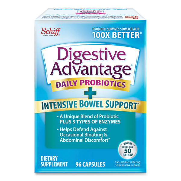 Probiotic Intensive Bowel Support Capsule, 96 Count [SKU: DVA00117DA]