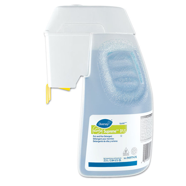Supreme Concentrated Pot and Pan Detergent, Floral, 2.6 qt Optifill System Refill [SKU: DVO94977476]