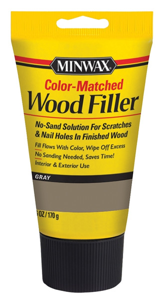 Minwax Color-Matched Series 448550000 Wood Filler, Gray, 6 oz [SKU: ORG3995966]