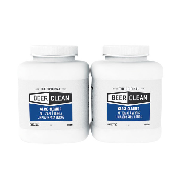Beer Clean Glass Cleaner, Unscented, Powder, 4 lb. Container [SKU: DVO990201]