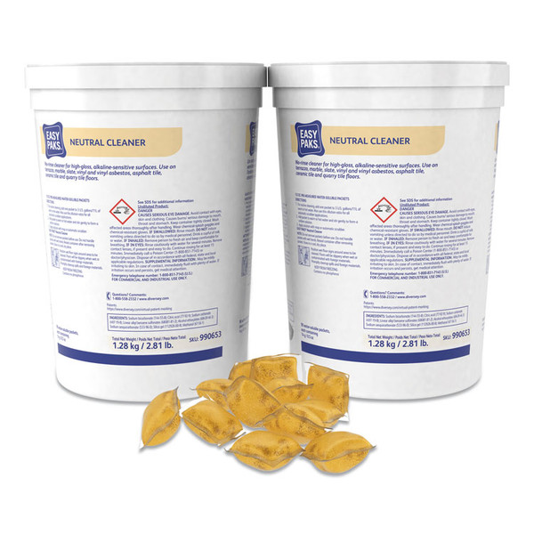 Neutral Cleaner, 0.5 oz Packet, 90/Tub, 2 Tubs/Carton [SKU: DVO990653]