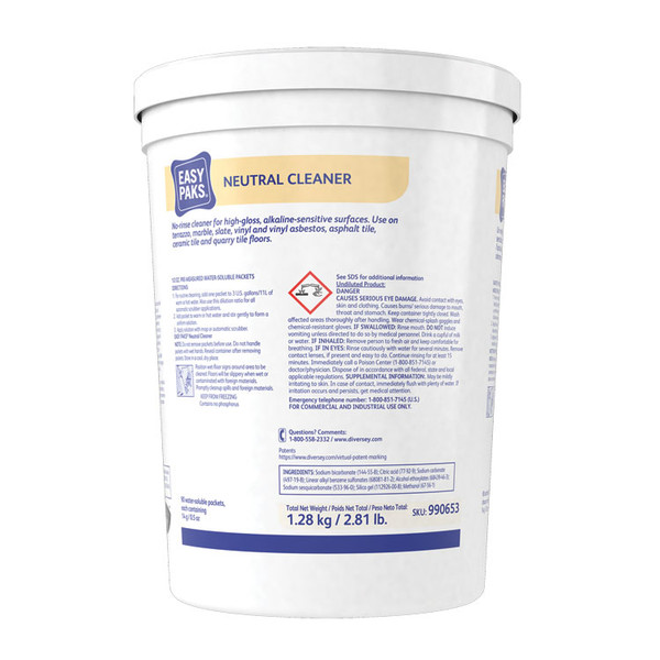 Neutral Cleaner, 0.5 oz Packet, 90/Tub [SKU: DVO990653EA]