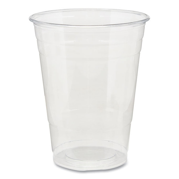Clear Plastic PETE Cups, 16 oz, 50/Sleeve, 20 Sleeves/Carton [SKU: DXECPET16]