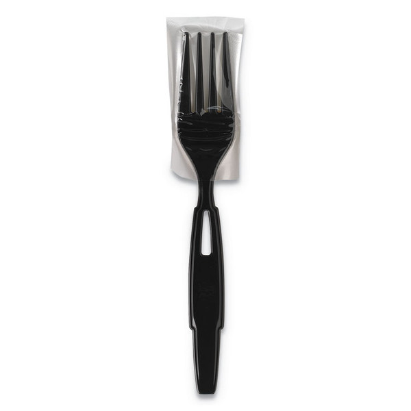 SmartStock Wrapped Heavy-Weight Cutlery Refill, Fork, Black, 960/Carton [SKU: DXESSWPF5]