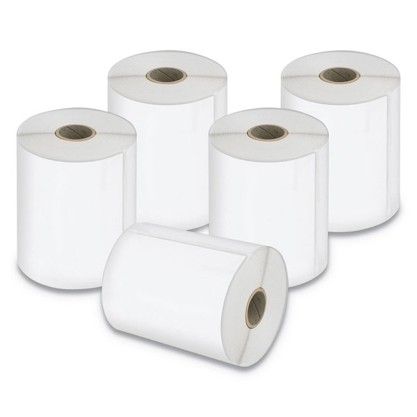 LW Extra-Large Shipping Labels, 4" x 6", White, 220 Labels/Roll, 5 Rolls/Pack [SKU: DYM2026404]