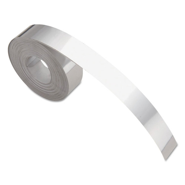 Rhino Metal Label Self-Adhesive Tape, 0.5" x 12 ft, Aluminum [SKU: DYM35800]