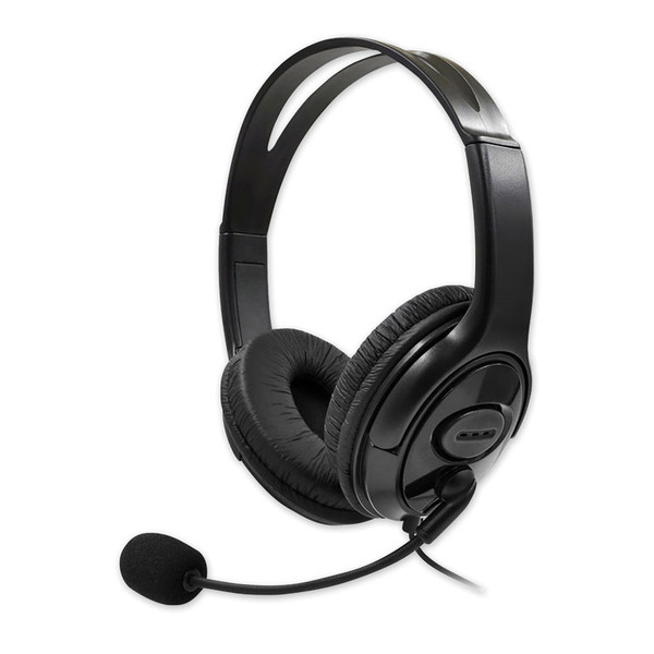 Gaming Binaural Over The Head Headset, Black [SKU: ECABB2292]