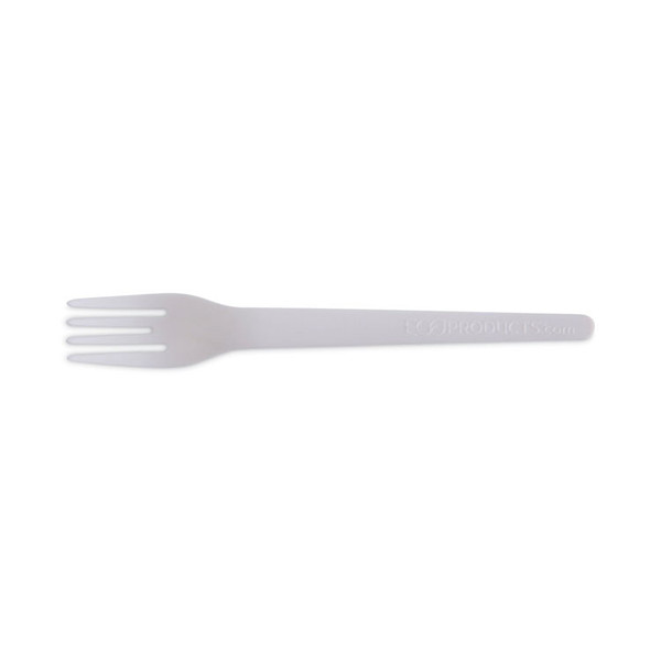Plantware Compostable Cutlery, Fork, 6", Pearl White, 50/Pack, 20 Pack/Carton [SKU: ECOEPS012]