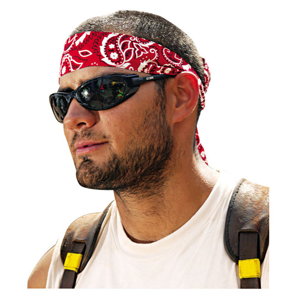 Chill-Its 6700/6705 Bandana/Headband, One Size Fits All, Red Western [SKU: EGO12305]