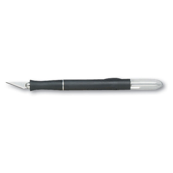 X2000 No-Roll Rubber Barrel Knife with #11 Replaceable Blade and Safety Cap [SKU: EPIX3724]