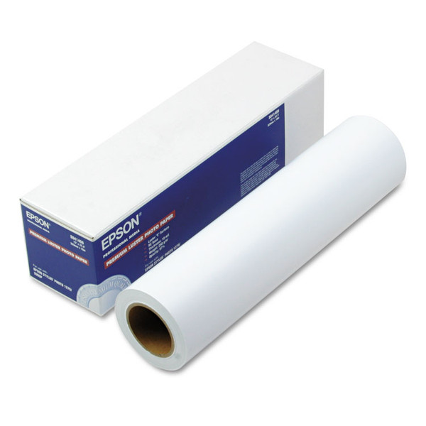 Premium Luster Photo Paper Roll, 10 mil, 13" x 32.8 ft, Premium Luster White [SKU: EPSS041409]