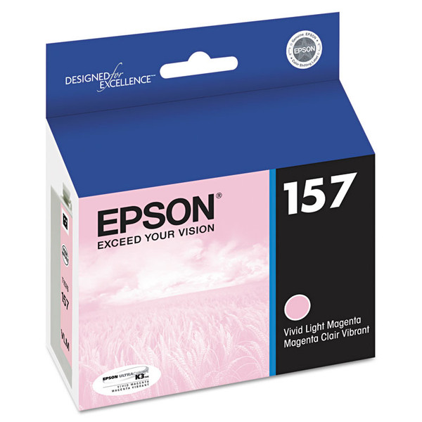T157620 (157) UltraChrome K3 Ink, Light Magenta [SKU: EPST157620]