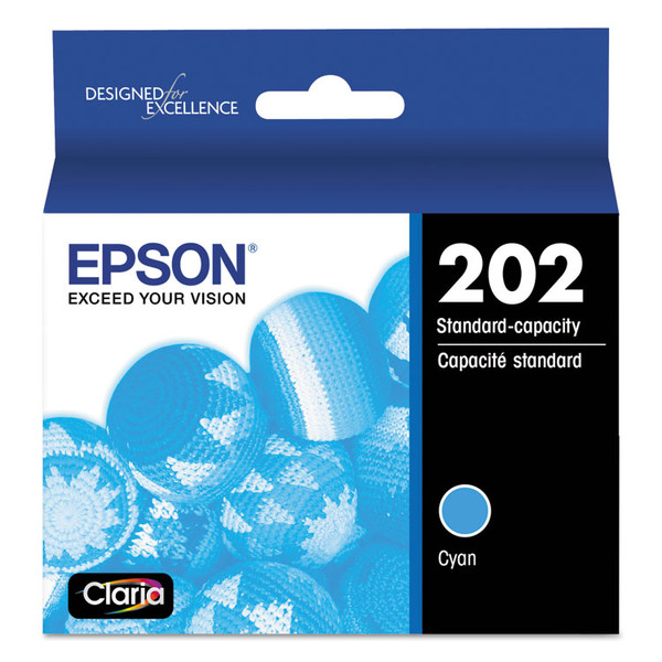 T202220-S (202) Claria Ink, 165 Page-Yield, Cyan [SKU: EPST202220S]
