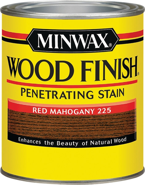 Minwax Wood Finish 70007444 Wood Stain, Red Mahogany, Liquid, 1 qt, Can [SKU: ORG8969487]