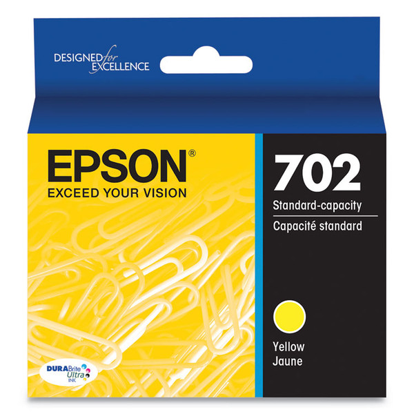 T702420-S (702) DURABrite Ultra Ink, 300 Page-Yield, Yellow [SKU: EPST702420S]