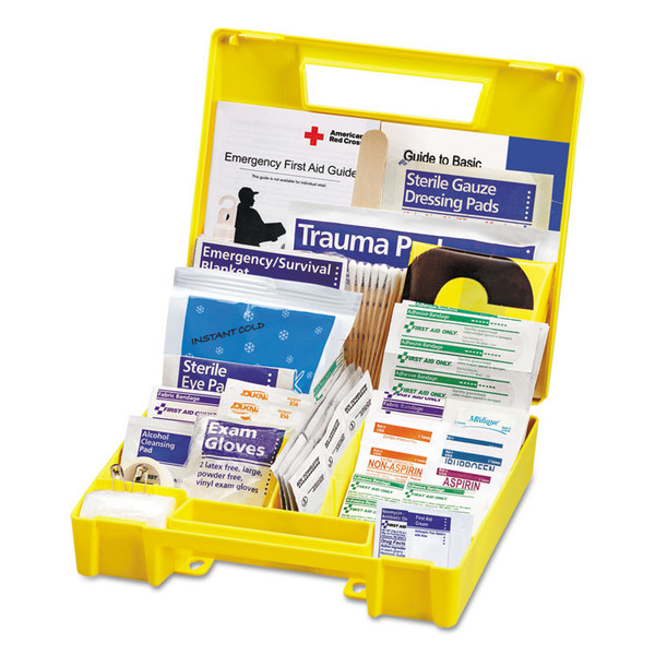 Essentials First Aid Kit for 5 People, 138 Pieces, Plastic Case [SKU: FAO340]