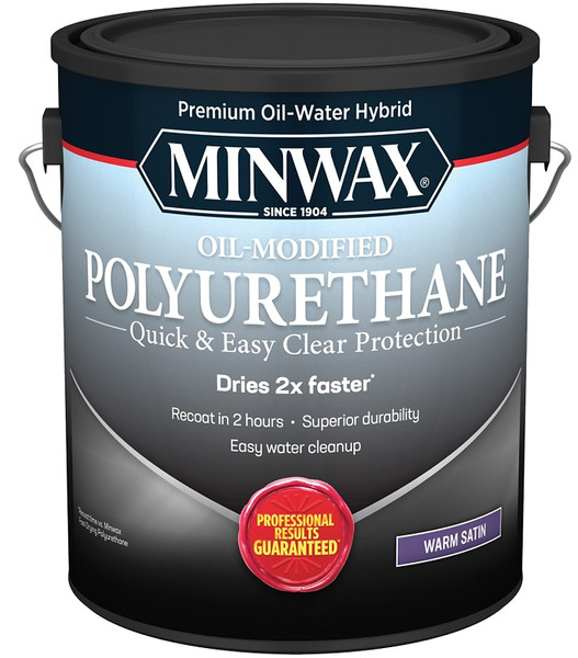 Minwax 710330000 Polyurethane, Liquid, Clear, 1 gal, Can [SKU: ORG0598243]