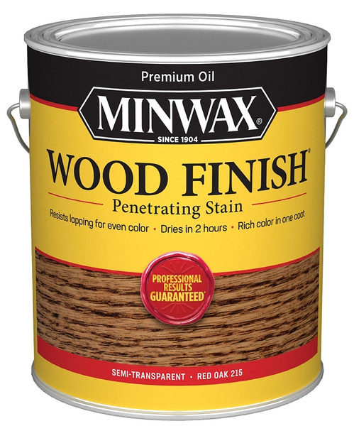 Minwax Wood Finish 71040000 Wood Stain, Red Oak, Liquid, 1 gal, Can [SKU: ORG6209225]