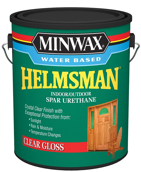 Minwax Helmsman 710500000 Spar Urethane Paint, Gloss, Liquid, Crystal Clear, 1 gal, Can [SKU: ORG4532503]