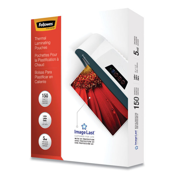 ImageLast Laminating Pouches with UV Protection, 5 mil, 9" x 11.5", Clear, 150/Pack [SKU: FEL5204007]