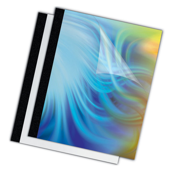 Thermal Binding System Presentation Covers, Clear, 16 to 30 Sheet Capacity, 11 x 8.5, Unpunched, 10/Pack [SKU: FEL5222701]