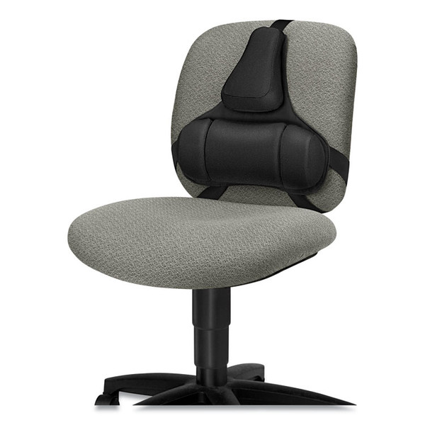 Professional Series Back Support with Microban Protection, 15 x 2 x 14.5, Black [SKU: FEL8037601]