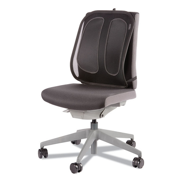 Office Suites Mesh Back Support, 17.3 x 5.56 x 20.18, Black [SKU: FEL9191301]