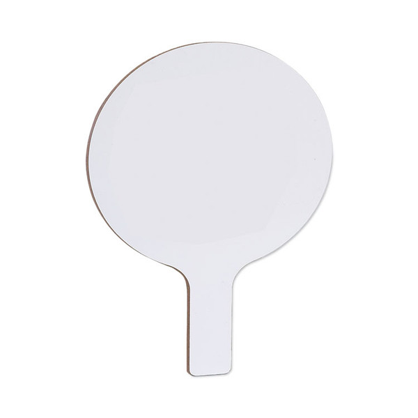 Dry Erase Paddle, 9 x 5, White, 12/Pack [SKU: FLP10036]