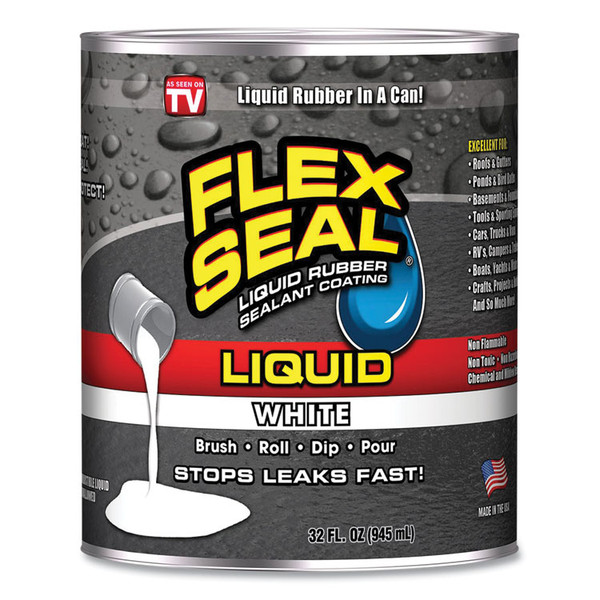 Liquid Rubber, 32 oz Can, White [SKU: FSGLFSWHTR32]