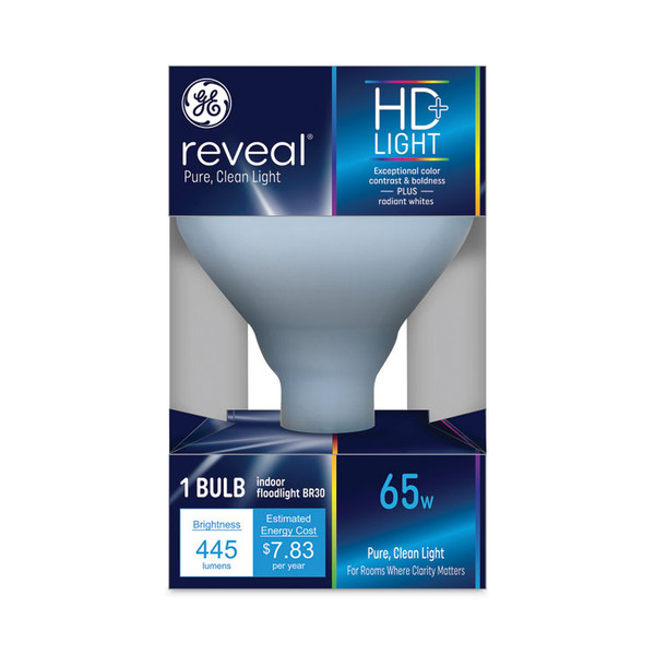 Incandescent Reveal BR30 Light Bulb, 65 W [SKU: GEL48692]
