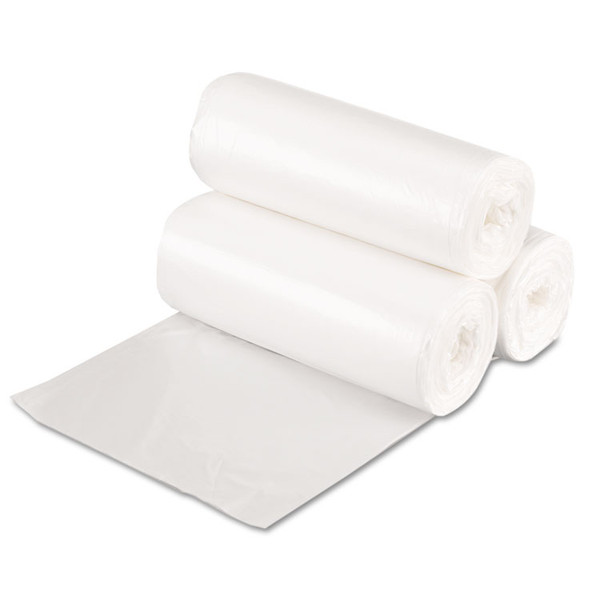 High Density Can Liners, 16 gal, 7 microns, 24" x 31", Natural, 50 Bags/Roll, 20 Rolls/Carton [SKU: GEN243108]