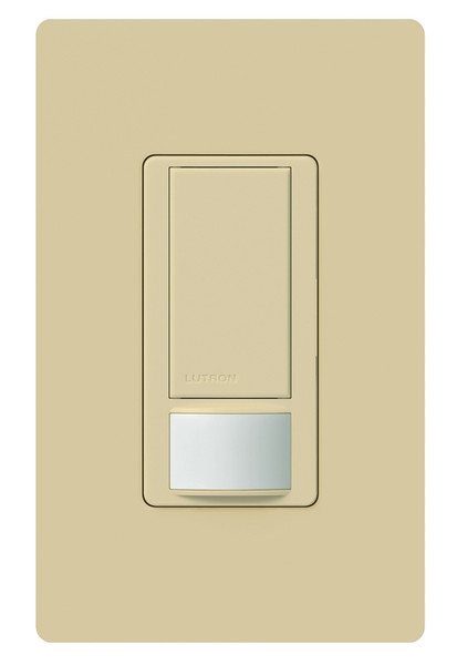 Lutron Maestro MS-OPS2H-IV Sensor Switch, 2 A, 120 V, 1 -Pole, Motion Sensor, 180 deg Sensing, 30 ft Sensing [SKU: ORG6396543]