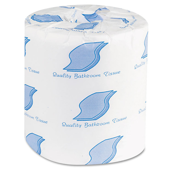 Bath Tissue, Septic Safe, 2-Ply, White, 500 Sheets/Roll, 96 Rolls/Carton [SKU: GEN500]