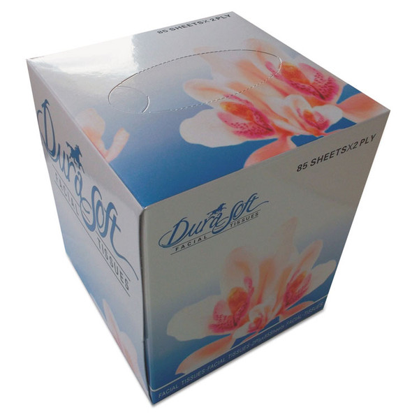 Facial Tissue Cube Box, 2-Ply, White, 85 Sheets/Box, 36 Boxes/Carton [SKU: GEN852E]