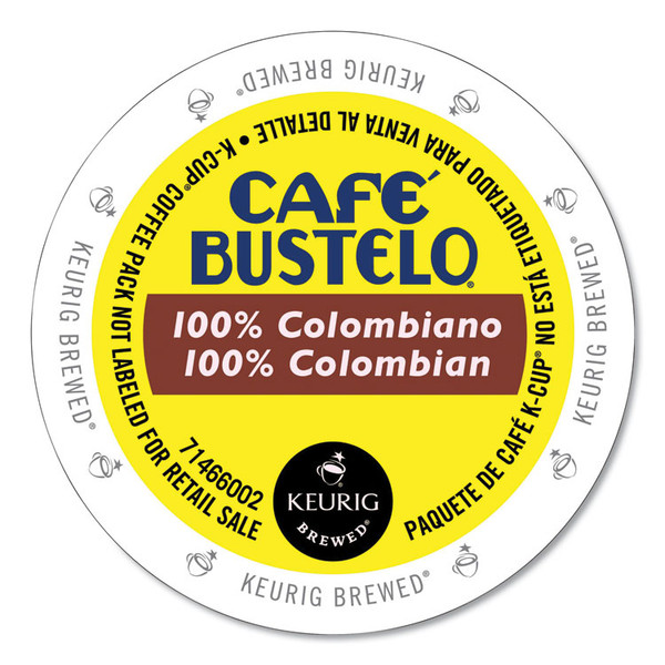 100 Percent Colombian K-Cups, 24/Box [SKU: GMT6107]