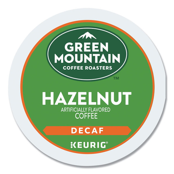 Hazelnut Decaf Coffee K-Cups, 24/Box [SKU: GMT7792]