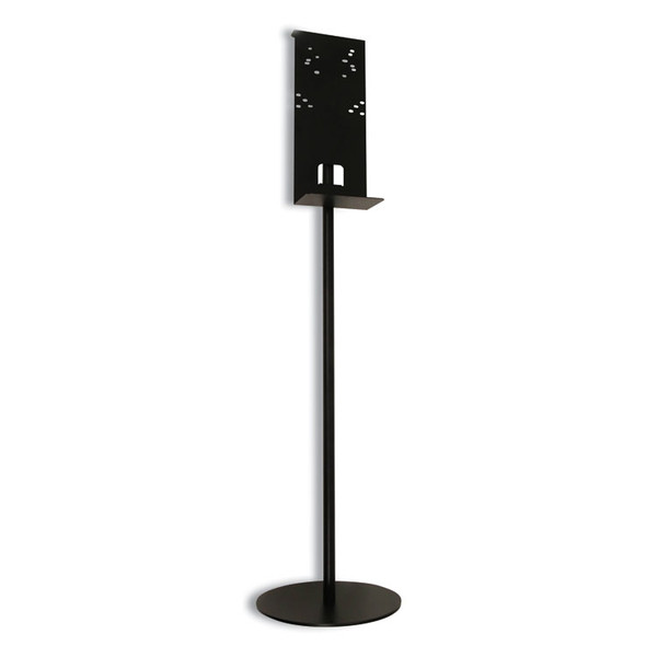 Hand Sanitizer Stand, 12" dia x 48" h, Black [SKU: GN1102468401BA]