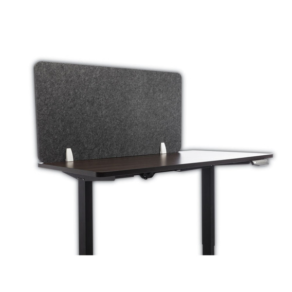 Desk Screen Cubicle Panel and Office Partition Privacy Screen, 47 x 1 x 23.5, Polyester, Ash [SKU: GN1LUDS48241A]