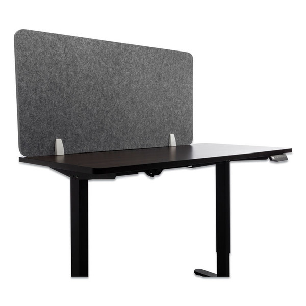 Desk Screen Cubicle Panel and Office Partition Privacy Screen, 47 x 1 x 23.5, Polyester, Gray [SKU: GN1LUDS48241G]