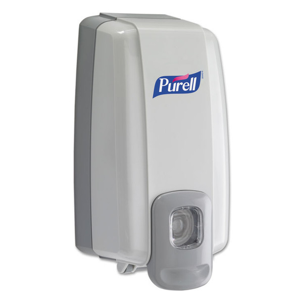NXT SPACE SAVER Dispenser, 1,000 mL, 5.13 x 4 x 10, White/Gray [SKU: GOJ212006]