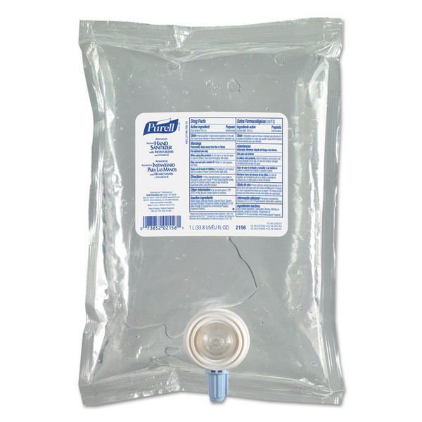 NXT Refill Advanced Gel Hand Sanitizer, 1,000 mL, Unscented [SKU: GOJ215608EA]