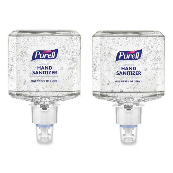 Advanced Gel Hand Sanitizer Refill, 1,200 mL, Clean Scent, For ES6 Dispensers, 2/Carton [SKU: GOJ646302]