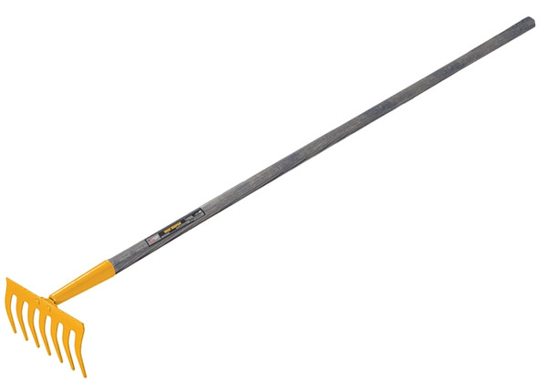 TRUE TEMPER KGRM Kid's Garden Rake, 3-1/4 in L Head, 7-1/2 in W Head, 7 -Tine, Steel Head, 42 in L Handle [SKU: ORG5873211]