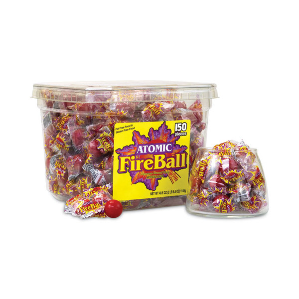 Hard Candy, Cinnamon, 150-Piece Tub, Delivered in 1-4 Business Days [SKU: GRR20900117]