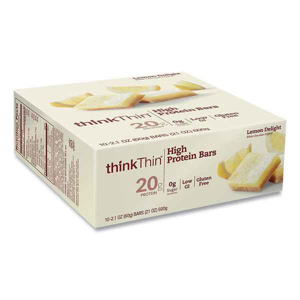 High Protein Bars, Lemon Delight, 2.1 oz Bar, 10 Bars/Carton, Delivered in 1-4 Business Days [SKU: GRR20902479]