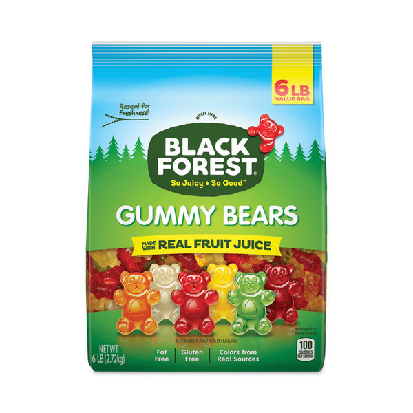 Gummy Bears, Assorted, 6 lb Bag, Delivered in 1-4 Business Days [SKU: GRR22000585]