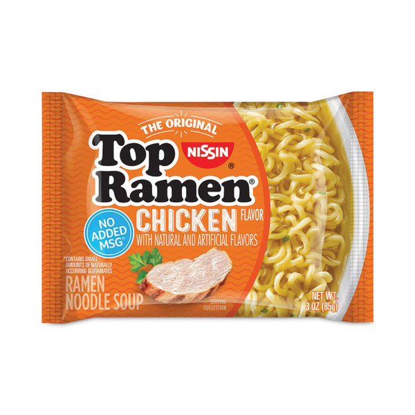 Top Ramen, Chicken, 3 oz Pack, 48 Packs/Box, Delivered in 1-4 Business Days [SKU: GRR22000738]