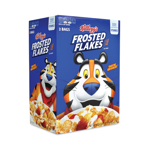Frosted Flakes Breakfast Cereal, 61.9 oz Bag, 2 Bags/Box, Delivered in 1-4 Business Days [SKU: GRR22000901]