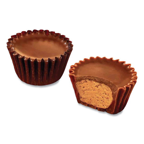 Peanut Butter Cups Miniatures Bulk Box, Milk Chocolate, 105 Pieces, 32.55 oz Box, Delivered in 1-4 Business Days [SKU: GRR24600410]