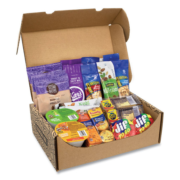 On The Go Snack Box, 27 Assorted Snacks, Delivered in 1-4 Business Days [SKU: GRR700S0009]